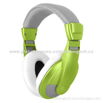 Stereo Audio Headphones with Custom Logos Printing Over the Ear Design, 40mm Drive Unit